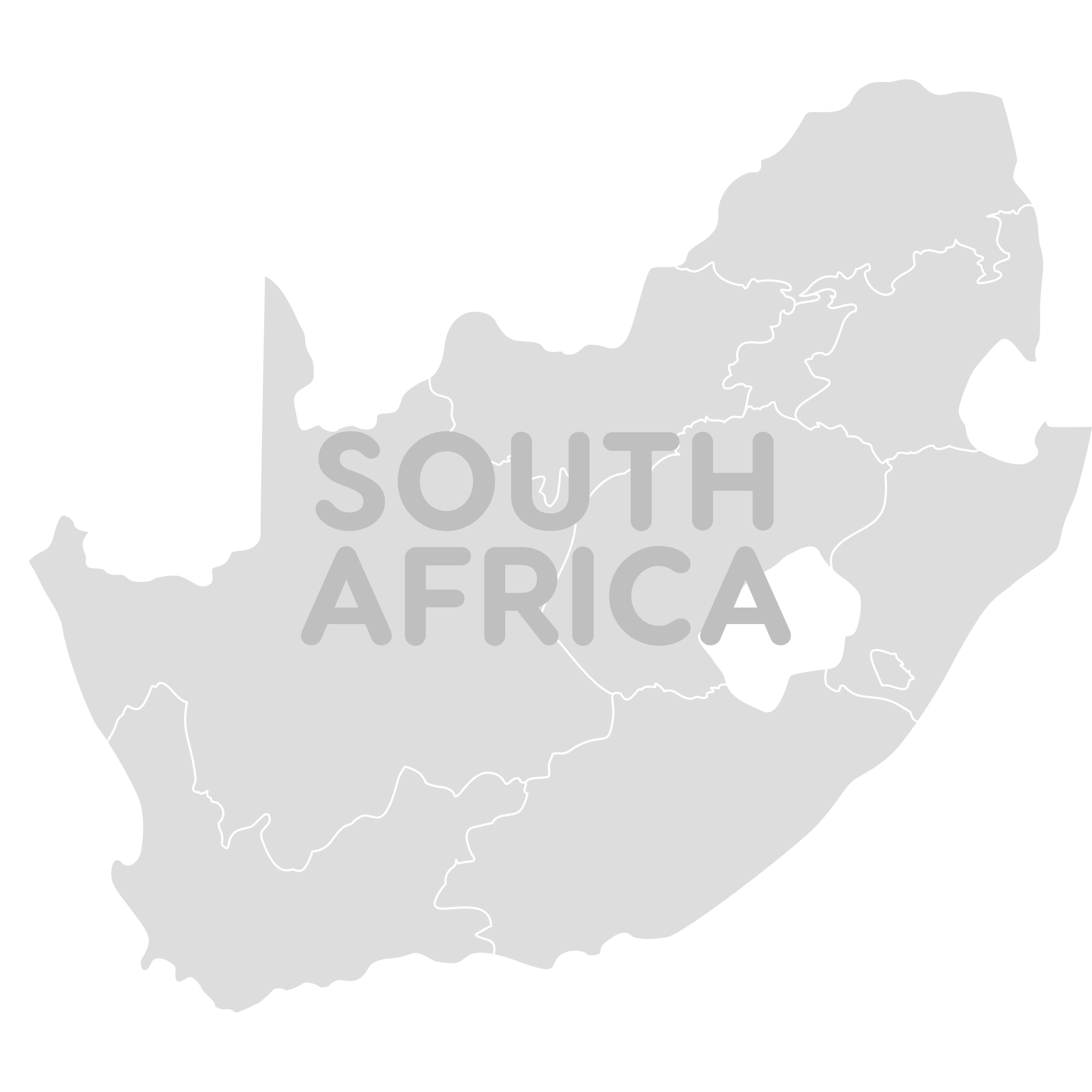 TourSA South Africa Map