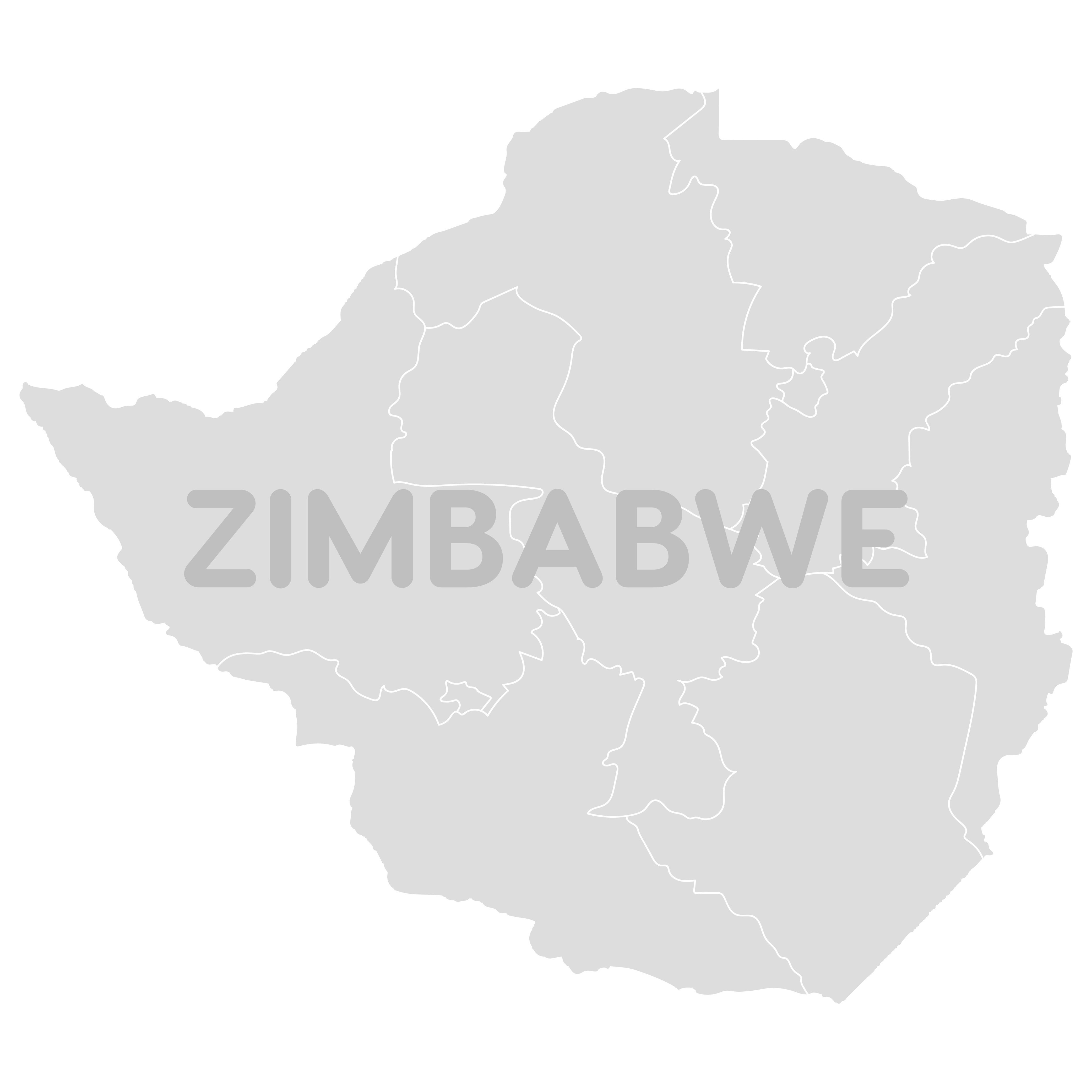 TourSA Zimbabwe Map Tour SA
